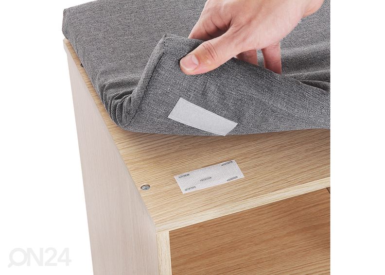 Полка для обуви / скамейка, сонома дуб увеличить