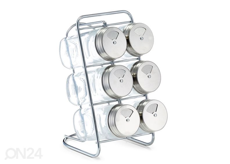 Полка для приправ с 6 банками увеличить