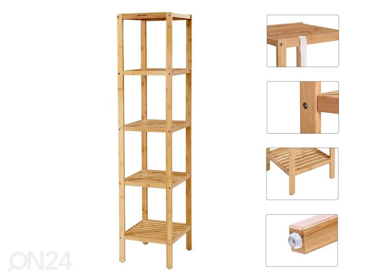 Полка из бамбука 33 cm, натуральный увеличить