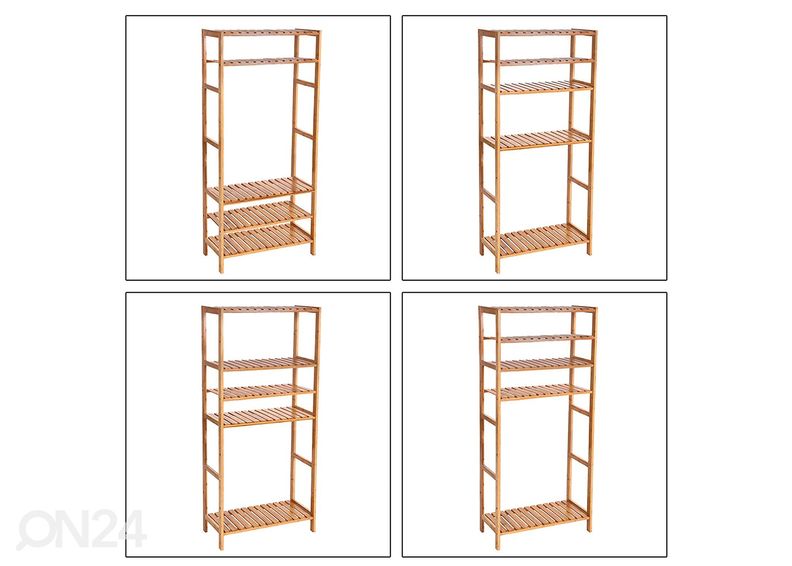 Полка из бамбука 60 cm, натуральный увеличить