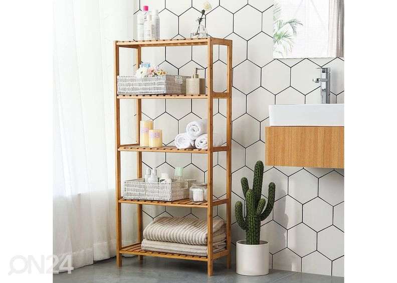 Полка из бамбука 60 cm, натуральный увеличить