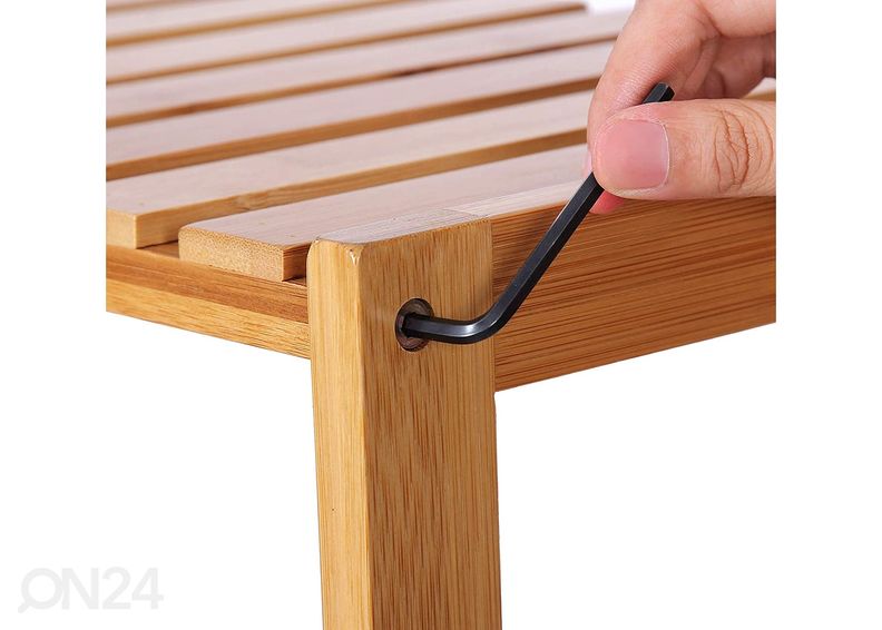 Полка из бамбука 60 cm, натуральный увеличить