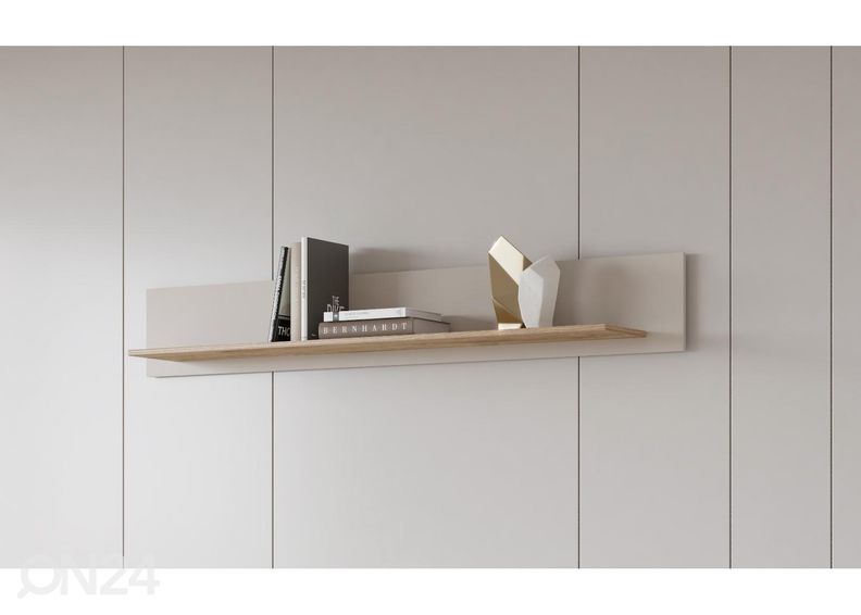 Полка настенная Cassandra 160 cm, дуб/кашемир увеличить