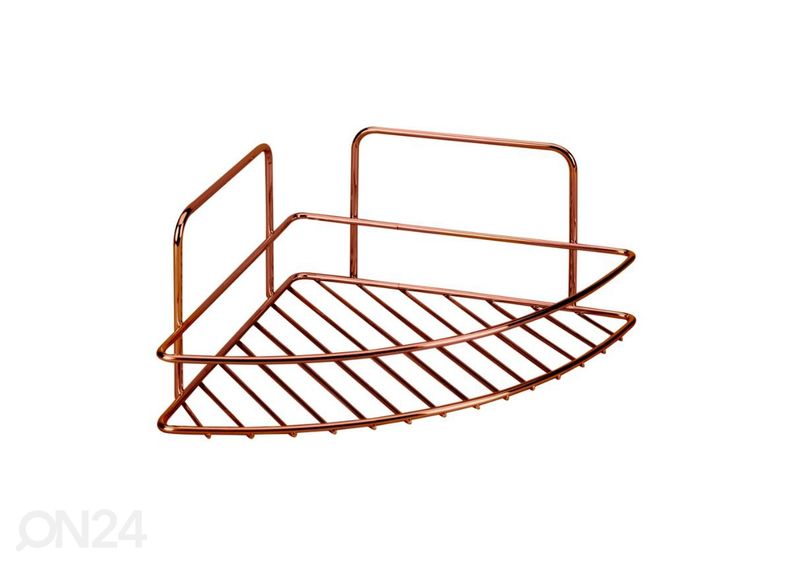 Полка угловая для ванной комнаты Reflex 1x, 23x23x11 см, бронза увеличить