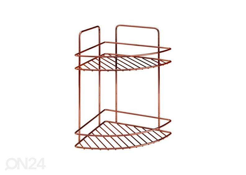 Полка угловая для ванной комнаты Reflex 2x, 23x23x35 см, бронза увеличить