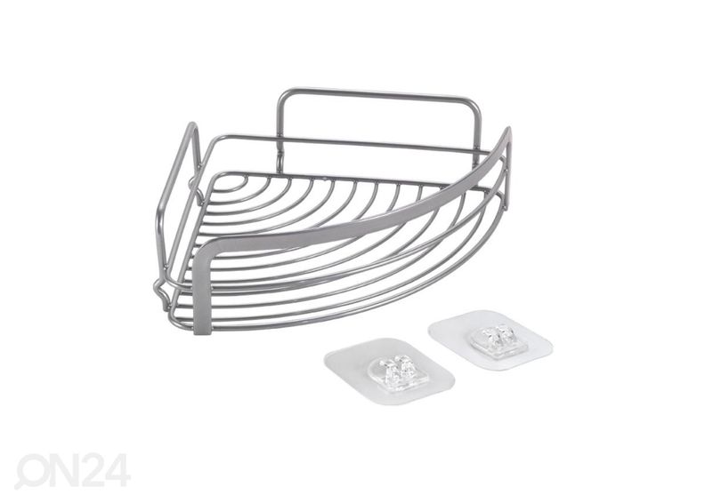 Полка угловая Origin Luxy Ufix 1x, 20x20x6см, хром увеличить