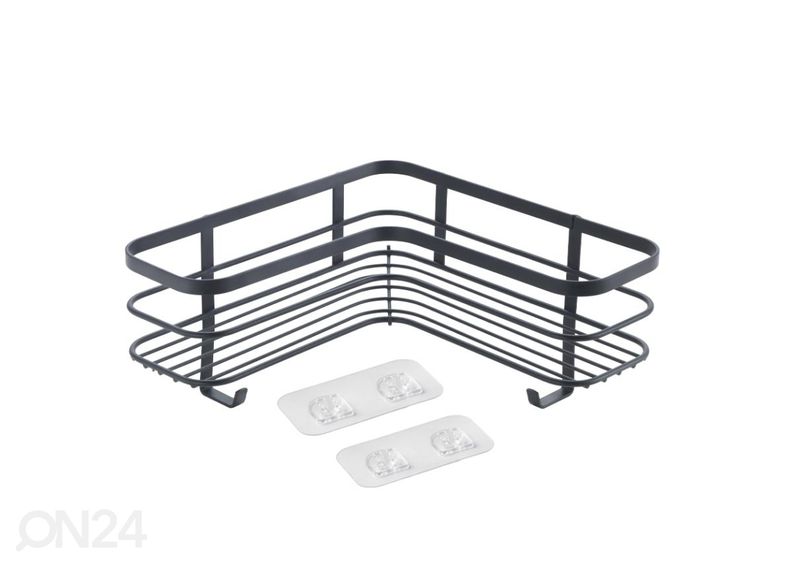 Полка угловая Origin-Ufix 1x L форма, 21x21x13 см, черная увеличить