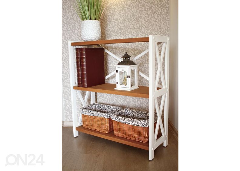 Полка Felix 3, белый/коричневый увеличить