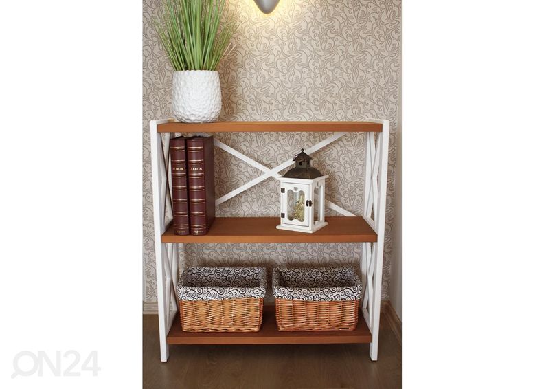 Полка Felix 3, белый/коричневый увеличить