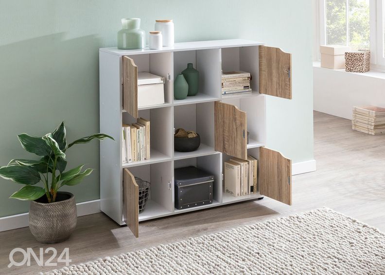 Полка Samo, сонома дуб/белый увеличить