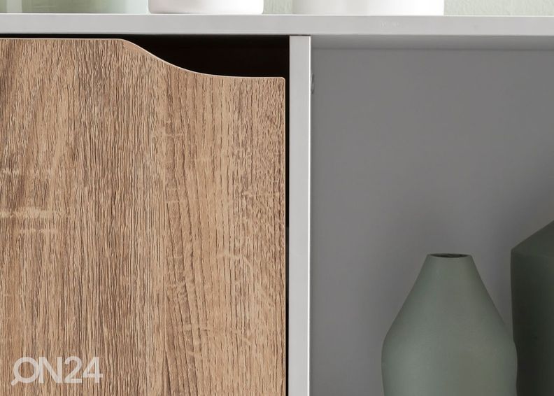 Полка Samo, сонома дуб/белый увеличить