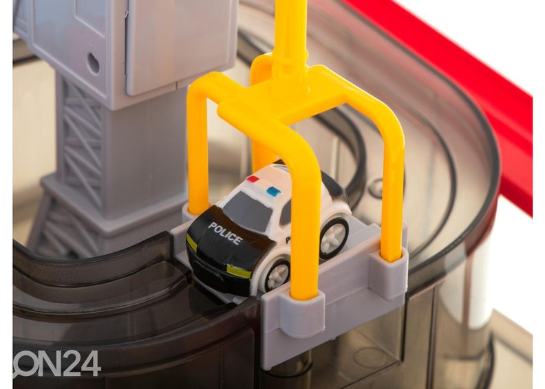 Полоса препятствий со светодиодными огнями и 3 машинками увеличить