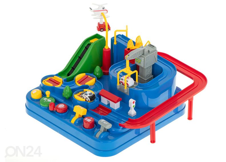 Полоса препятствий с 3 автомобилями увеличить