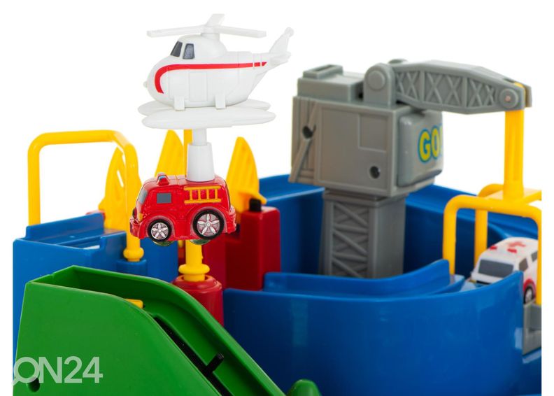 Полоса препятствий с 3 автомобилями увеличить