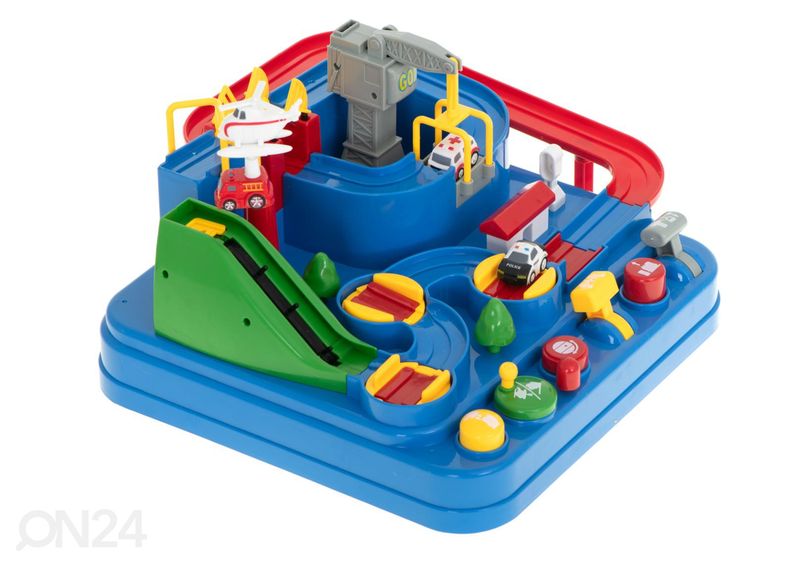 Полоса препятствий с 3 автомобилями увеличить