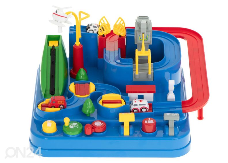 Полоса препятствий с 3 автомобилями увеличить