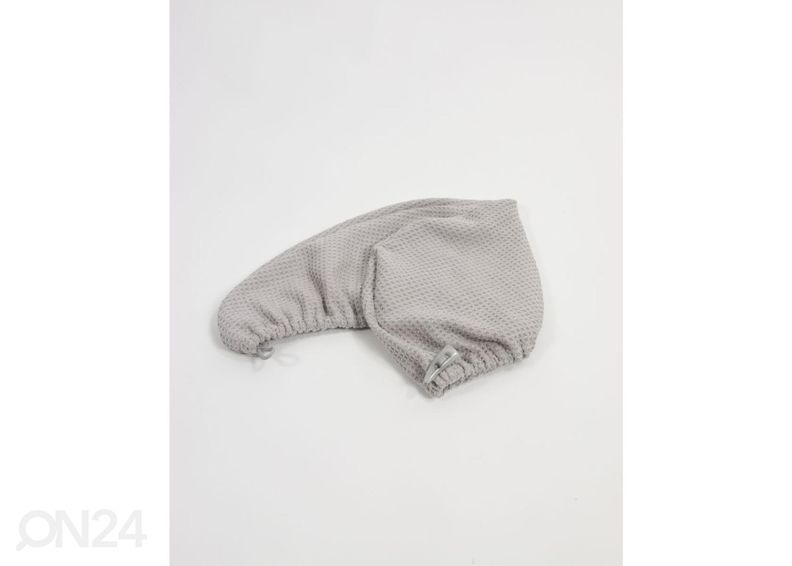 Полотенце-тюрбан, серое увеличить