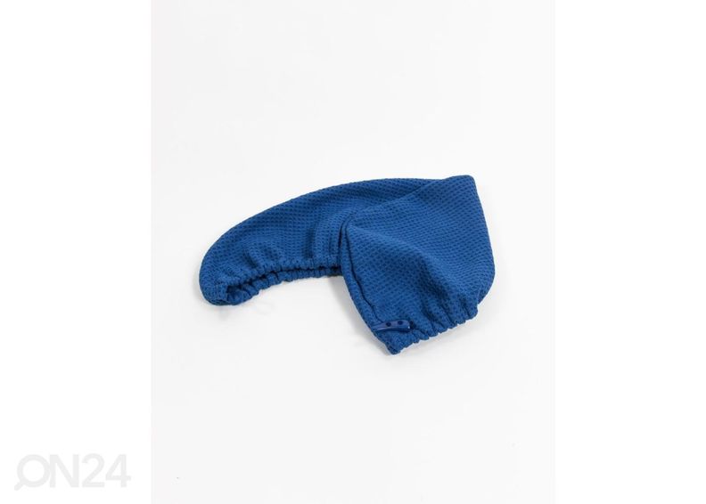 Полотенце-тюрбан, синее увеличить