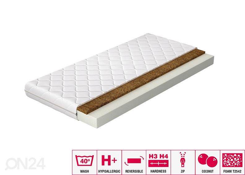 Поролоновый матрас Luna 90x200 cm увеличить