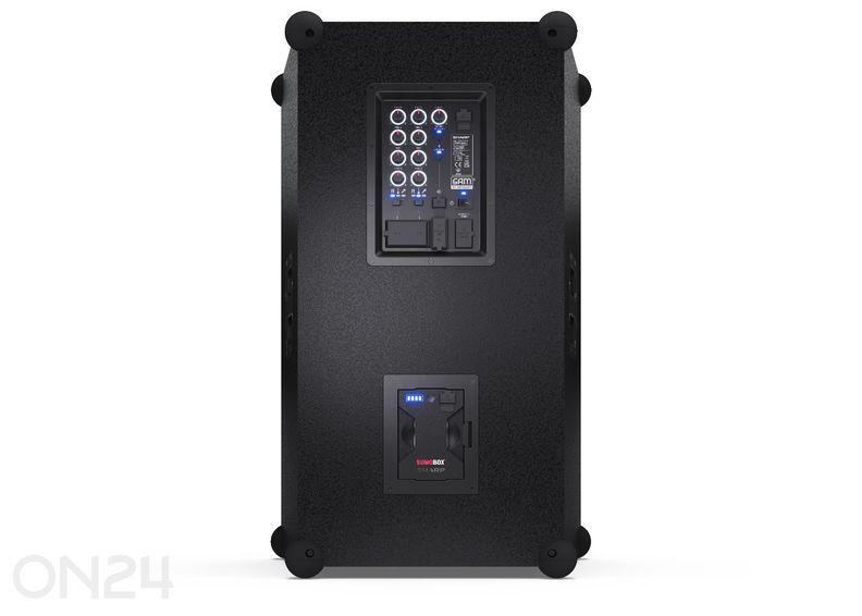 Портативная акустическая система Sharp SUMOBOX Pro, 200 Вт RMS, IPX4, чёрная увеличить