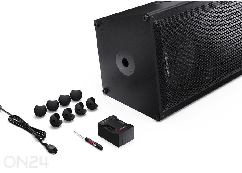 Портативная акустическая система Sharp SUMOBOX Pro, 200 Вт RMS, IPX4, чёрная увеличить