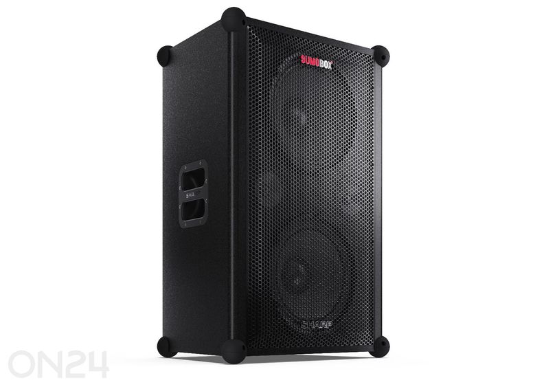 Портативная акустическая система Sharp SUMOBOX Pro, 200 Вт RMS, IPX4, чёрная увеличить