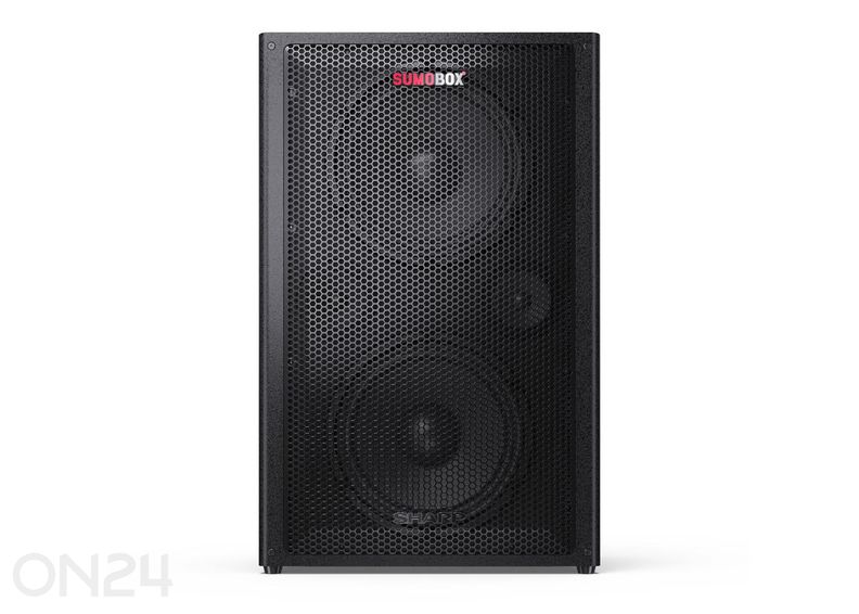 Портативная акустическая система Sharp SUMOBOX Pro, 200 Вт RMS, IPX4, чёрная увеличить
