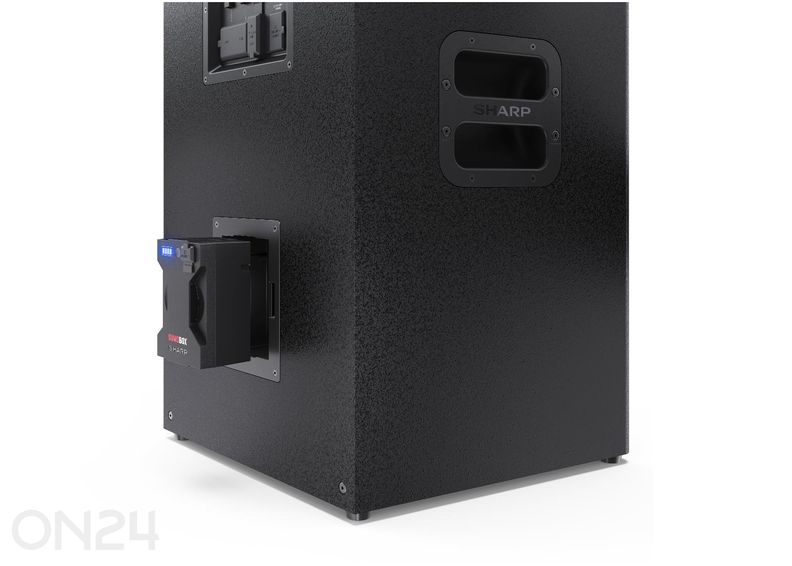 Портативная акустическая система Sharp SUMOBOX Pro, 200 Вт RMS, IPX4, чёрная увеличить