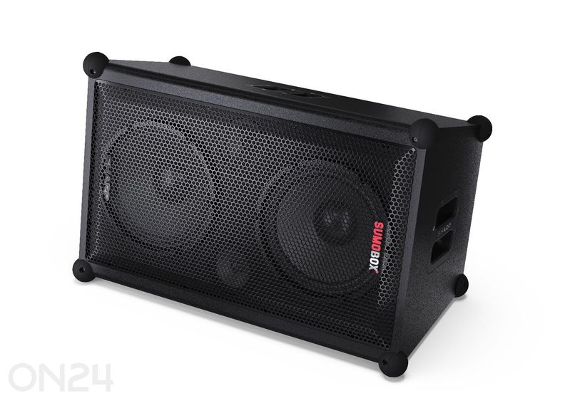 Портативная акустическая система Sharp SUMOBOX Pro, 200 Вт RMS, IPX4, чёрная увеличить