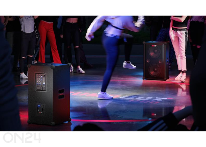 Портативная акустическая система Sharp SUMOBOX Pro, 200 Вт RMS, IPX4, чёрная увеличить