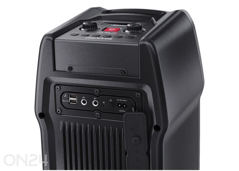 Портативная акустическая система Sharp XParty Sing с Bluetooth, IPX4, чёрная увеличить