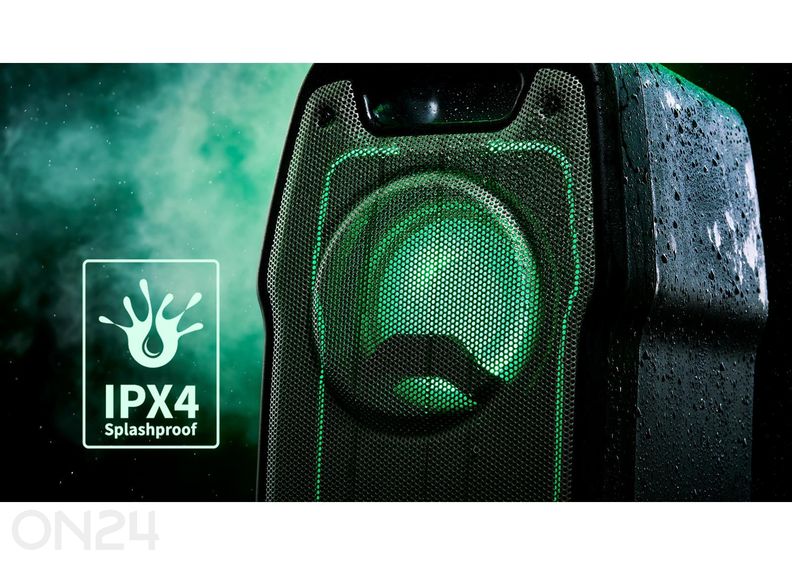 Портативная акустическая система Sharp XParty Sing с Bluetooth, IPX4, чёрная увеличить