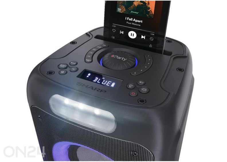 Портативная акустическая система Sharp XParty Street Beat с Bluetooth, IPX4, чёрная увеличить