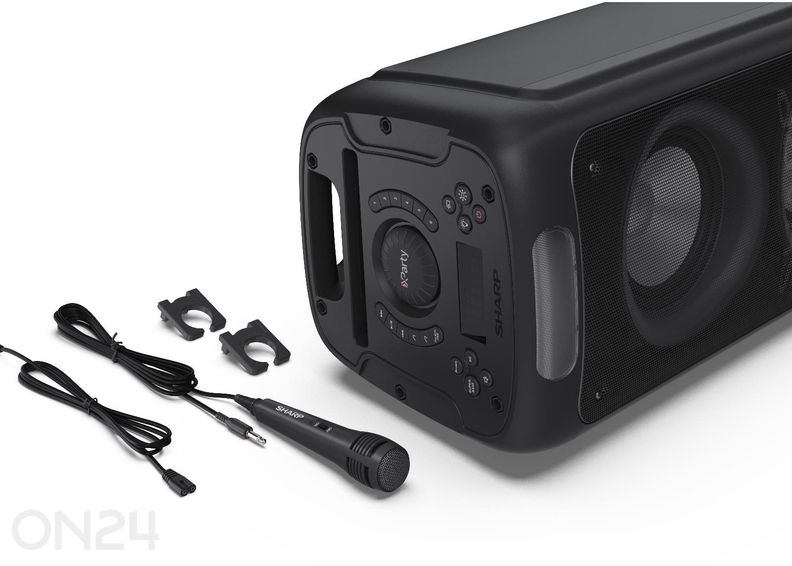 Портативная акустическая система Sharp XParty Street Beat с Bluetooth, IPX4, чёрная увеличить