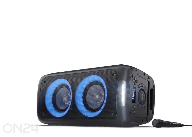 Портативная акустическая система Sharp XParty Street Beat с Bluetooth, IPX4, чёрная увеличить