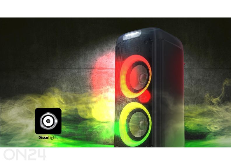 Портативная акустическая система Sharp XParty Street Beat с Bluetooth, IPX4, чёрная увеличить