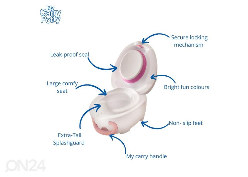 Портативный горшок My Carry Potty котёнок увеличить