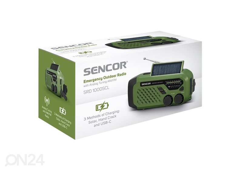 Портативный радиоприемник Sencor SRD1000SCLGR увеличить
