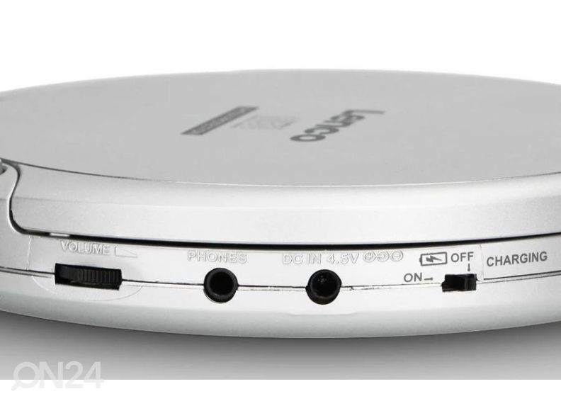 Портативный CD проигрыватель Lenco CD201SI, серебристый увеличить