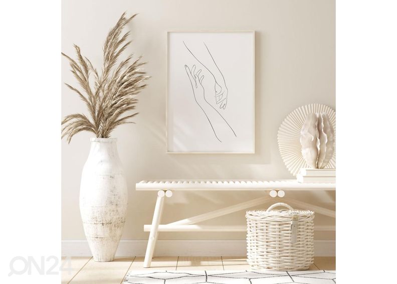 Постер Нарисованные руки II 21x30 см увеличить