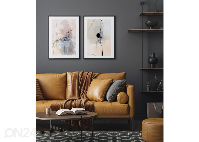 Постер Пастельные тона II 70x100 см увеличить