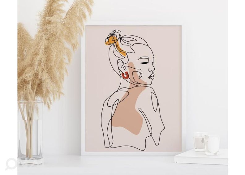 Постер Портрет нежной женщины 21x30 см увеличить