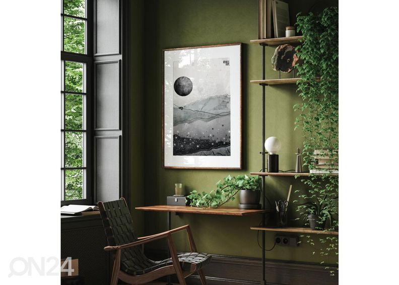 Постер Серый 21x30 см увеличить