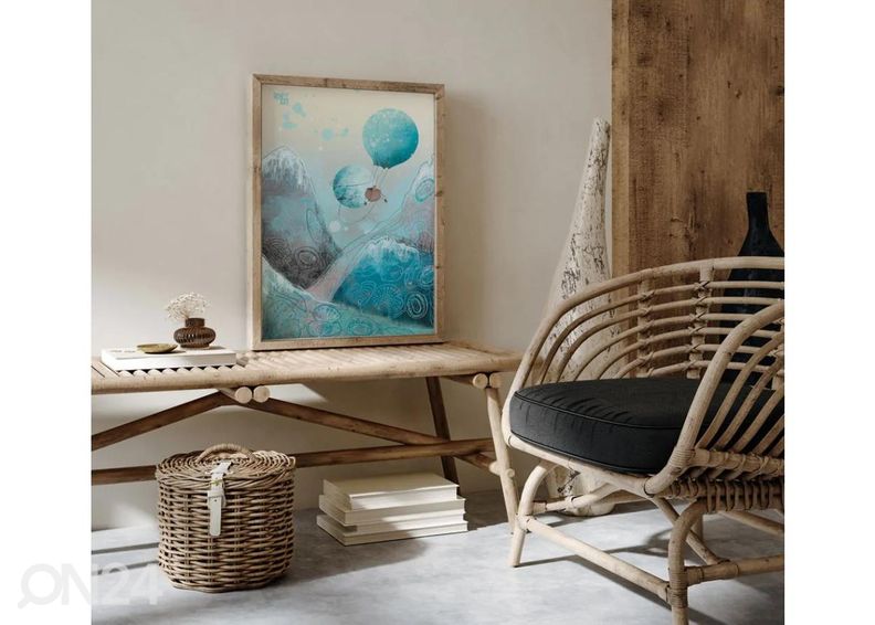 Постер Синий 21x30 см увеличить