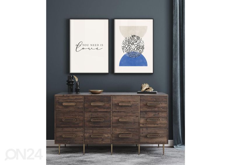 Постер All you need is love 21x30 см увеличить