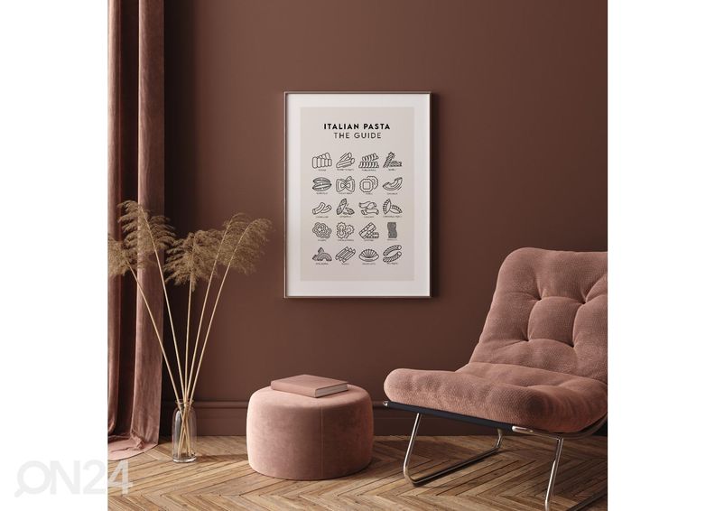 Постер Pasta guide 21x30 см увеличить