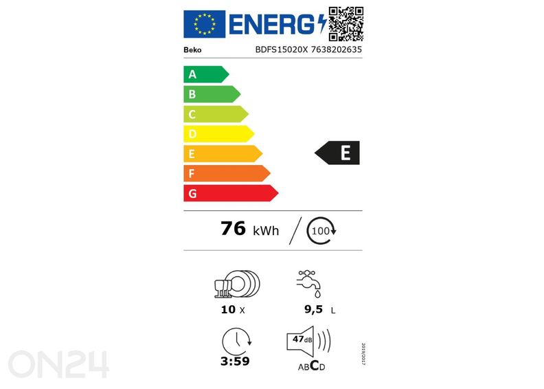 Посудомоечная машина Beko BDFS15020X увеличить