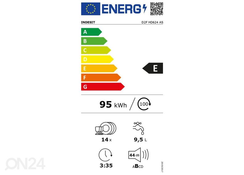Посудомоечная машина Indesit D2FHD624AS увеличить