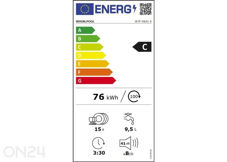 Посудомоечная машина Whirlpool W7FHS41X увеличить
