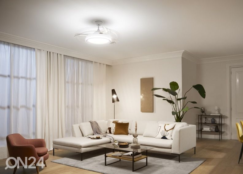 Потолочный светильник с вентилятором Philips Bliss SSW, бело-золотой увеличить